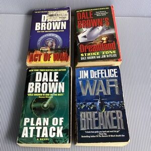Set of 4 Dale Brown and Jim DeFelice Books